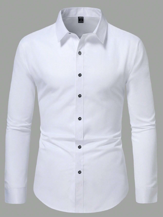 Manfinity Mode Men Solid Button Up Shirt