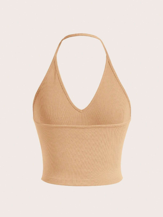 EZwear Solid Halter Top