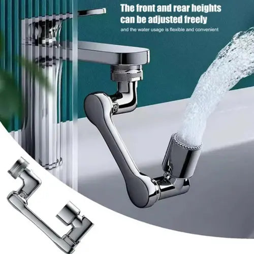 1pc 1080° Rotating Faucet Extender, Universal Faucet Aerator, Rotatable Multifunctional Extension Faucet, Bathroom Accessories