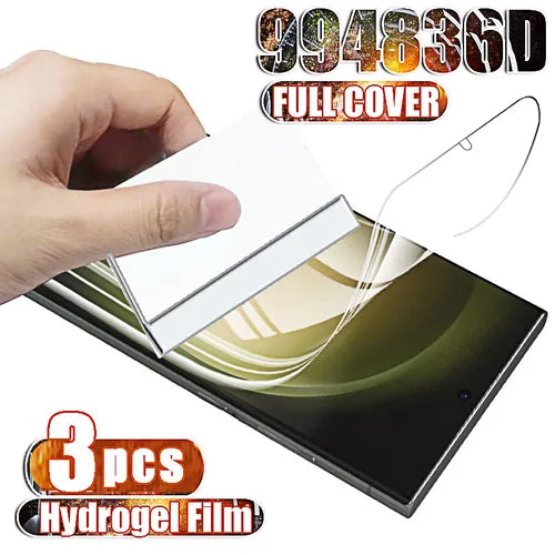 3pcs Hydrogel Film For Samsung Galaxy S23 S22 S21 S20 Ultra Plus + Note20 Note 20 Ultra A54 A34 A24 A14 Soft Tpu Film Screen Protectors Protective For Samsung S 23 22 21 20 Fe A M 54 34 24 14 Not Temp