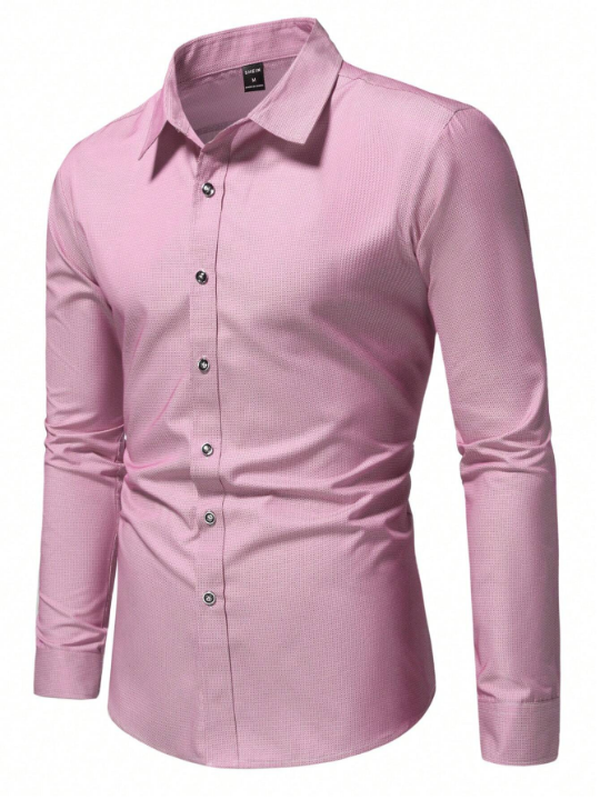 Manfinity Mode Men Solid Button Up Shirt