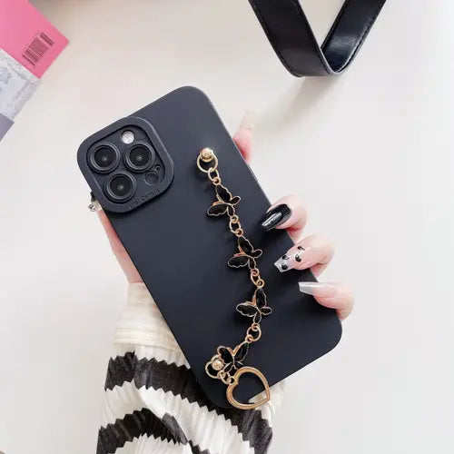 Beautiful Butterfly Bracelet Phone Case For IPhone 14 13 12 11 Pro Max