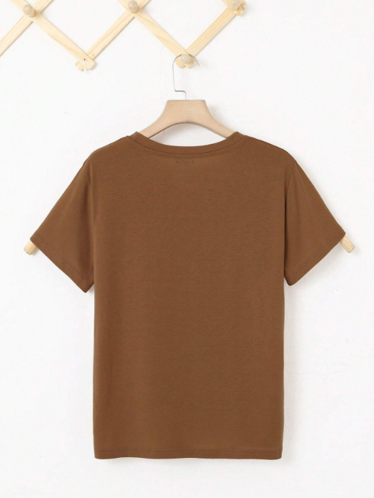 Essnce Solid Round Neck Tee