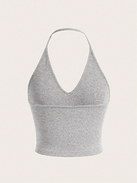 EZwear Solid Halter Top