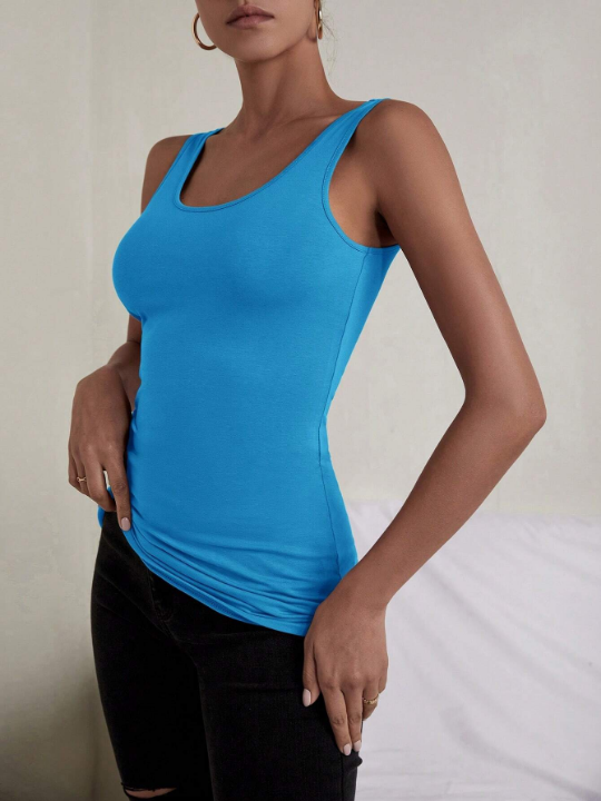 LUNE Solid Tank Top