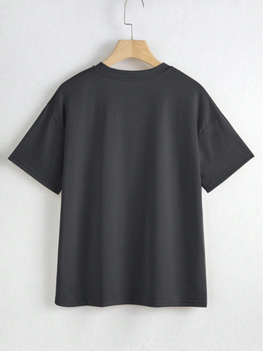 Essnce Solid Drop Shoulder Tee