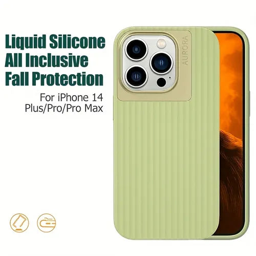 Anti Slip & Fall Liquid Silicone Phone Case For IPhone 14/Plus/Pro/Pro Max