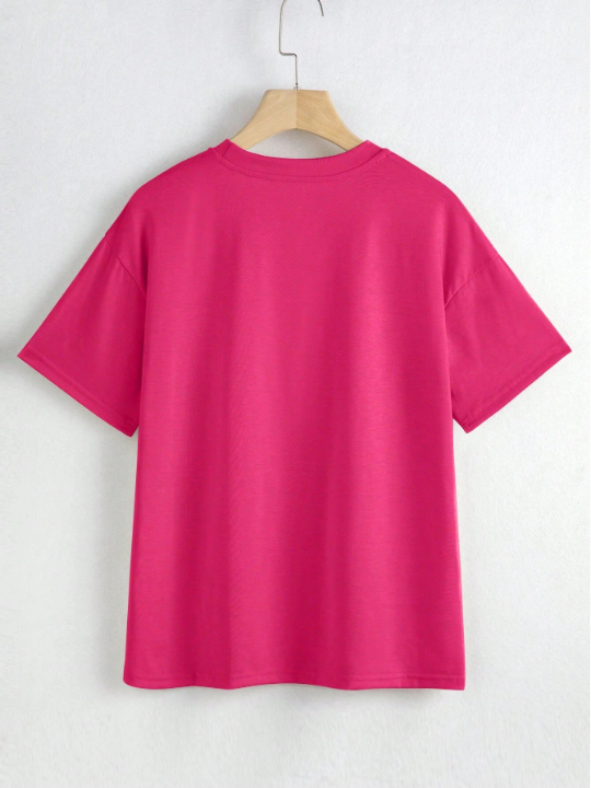 Essnce Solid Drop Shoulder Tee