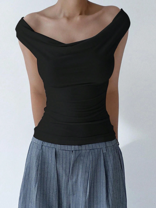 Women's Strapless Sleeveless T-shirt