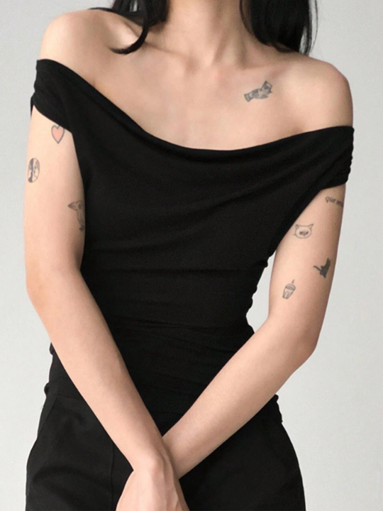 Women's Strapless Sleeveless T-shirt