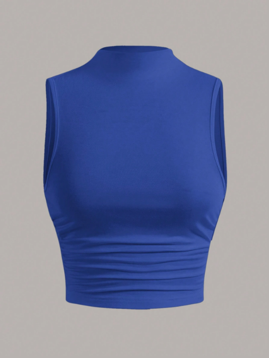 EZwear Knitted Ladies' Pleated Tank Top