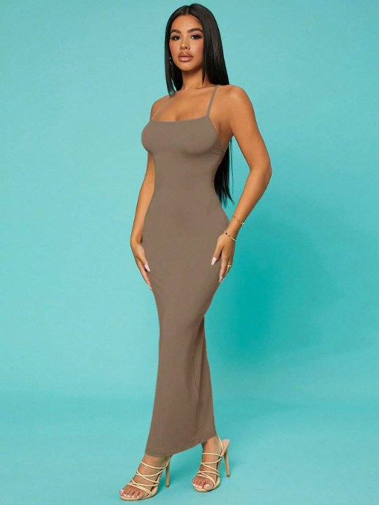 Solid Cami Bodycon Dress