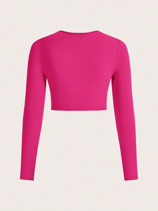 BASICS Ladies' Solid Color Long Sleeve T-Shirt