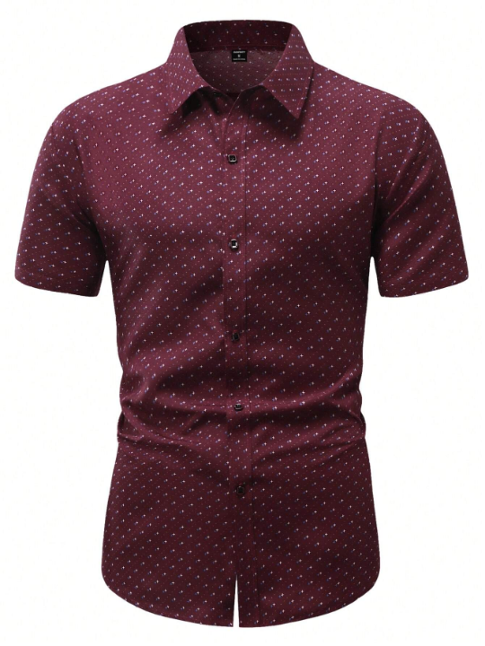 Manfinity Homme Men's Printed Short Sleeve Shirt