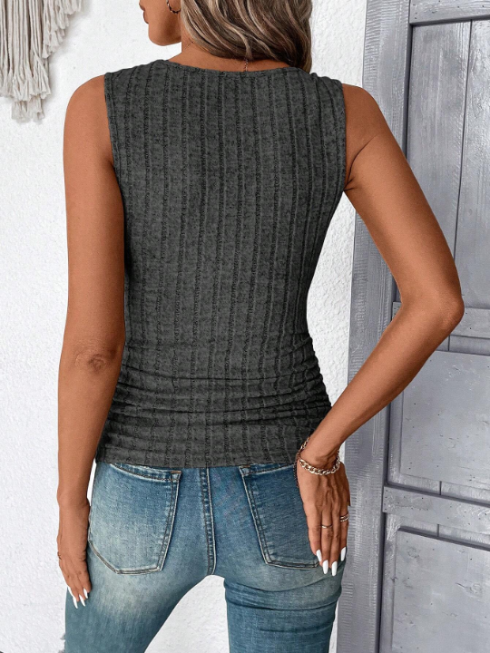 LUNE Ladies' Ribbed Tank Top