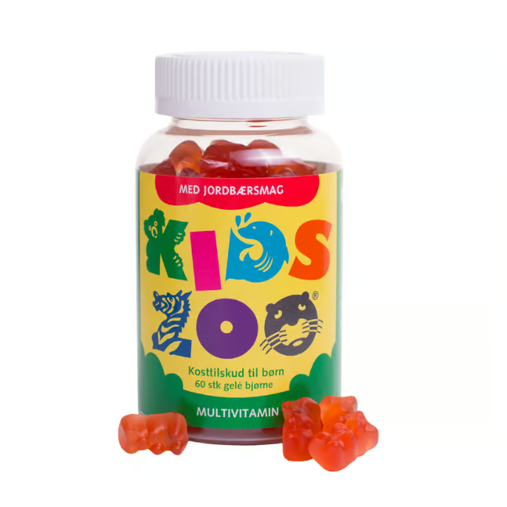 KidsZoo Multivitamin Strawberry Flavor 60 Chewable Tablets