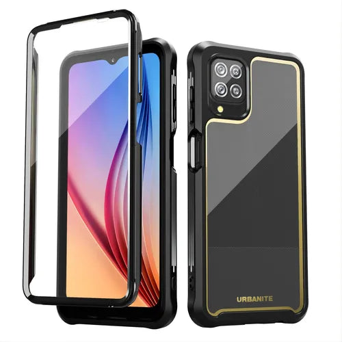 Clear Case For Samsung Galaxy A12, Full Body Shockpoof Case For Galaxy A12 6.5 Inch Phone With Built-in Screen Protector Gift For Birthday/Easter/President's Day/Boy/Girlfriends