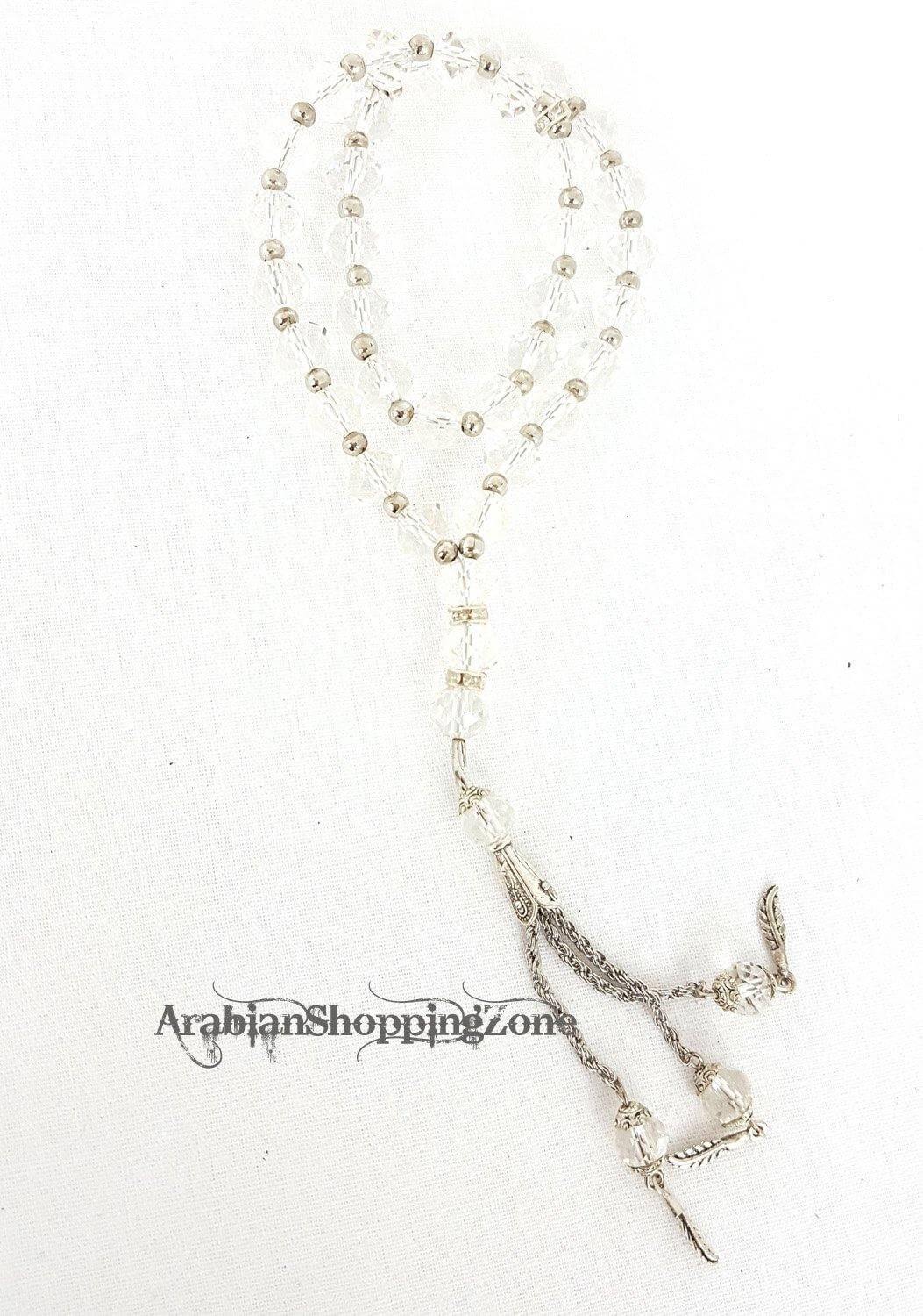 10mm Masbaha Crystal Prayer Beads 33 - Arabian Shopping Zone