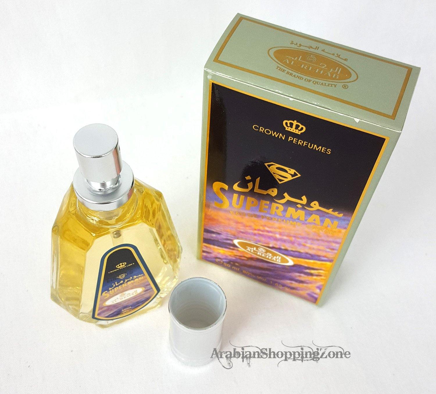 Al Rehab 50ml Eau De Perfume Alfare/Dala/SuperMan/Full/Romatic/Lord - Arabian Shopping Zone