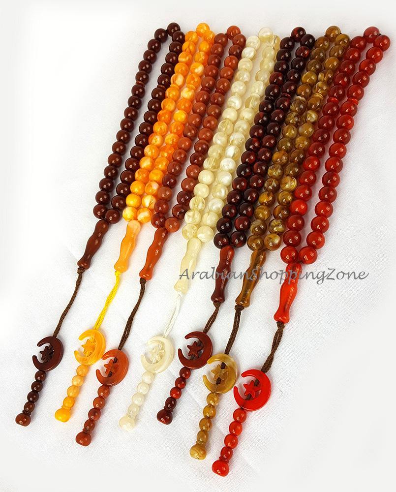 Star/Moon10mm Prayer Beads 33 Masbaha - Arabian Shopping Zone