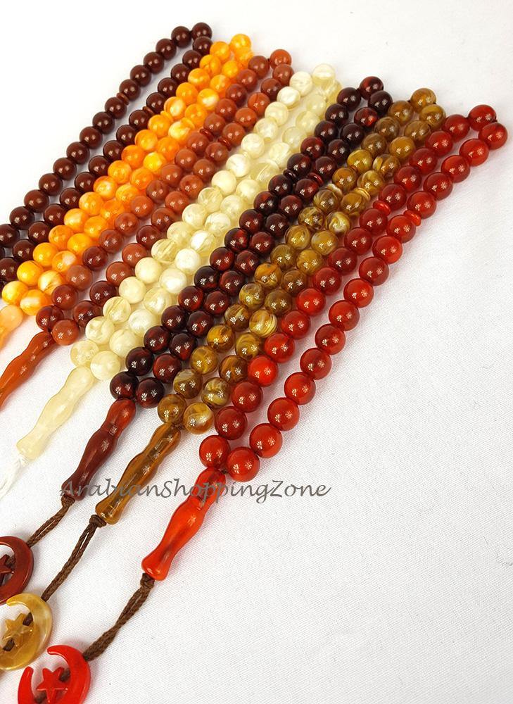 Star/Moon10mm Prayer Beads 33 Masbaha - Arabian Shopping Zone