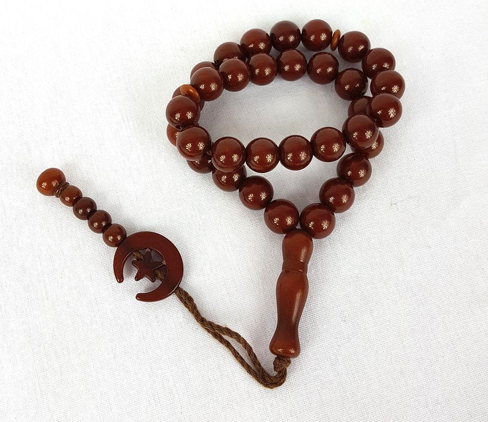 Star/Moon10mm Prayer Beads 33 Masbaha - Arabian Shopping Zone