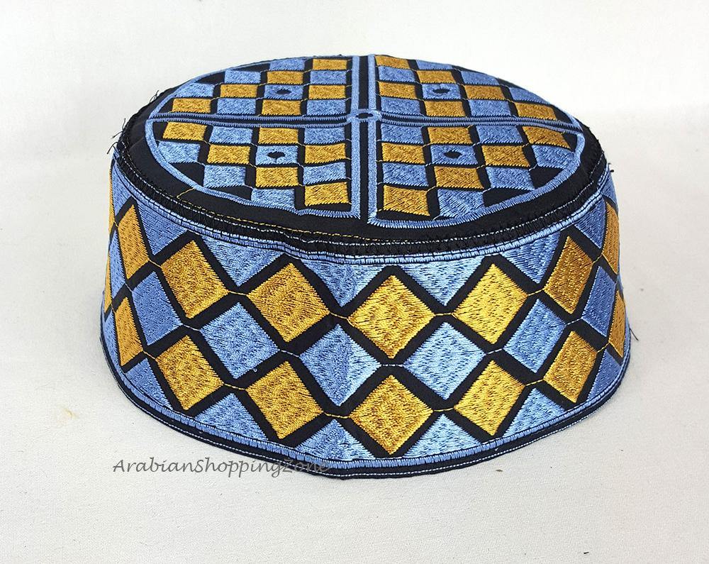 Stylish Kofi Embroidery Cap Men Hat Size 58-60 - Arabian Shopping Zone