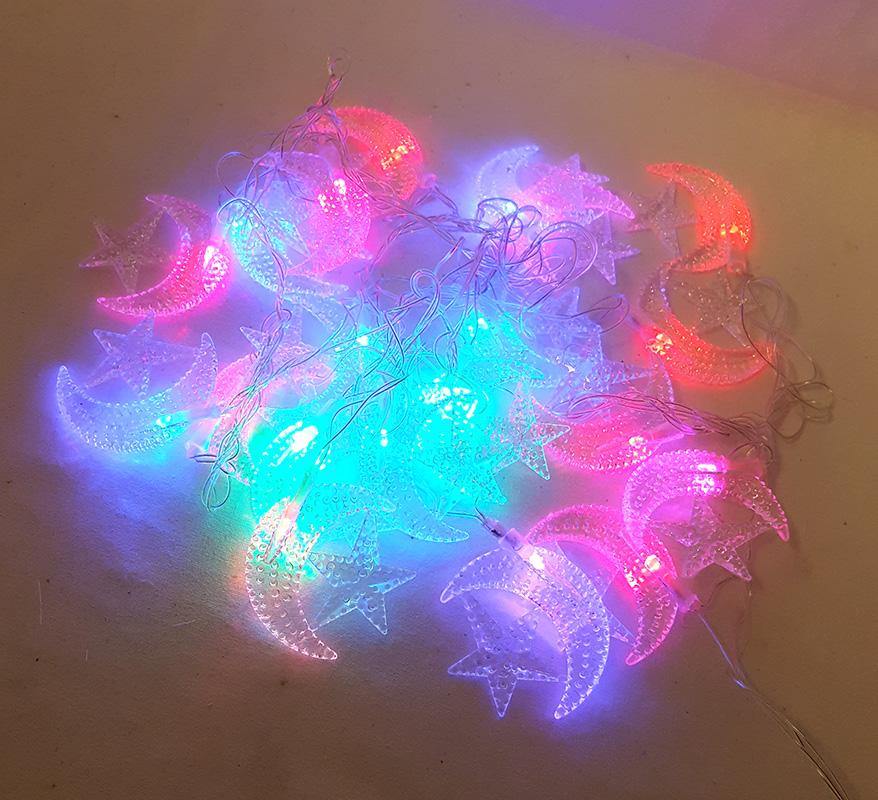 EID Ramadan 4M/20 LED Festival String Light Decoration Star Moon - Arabian Shopping Zone