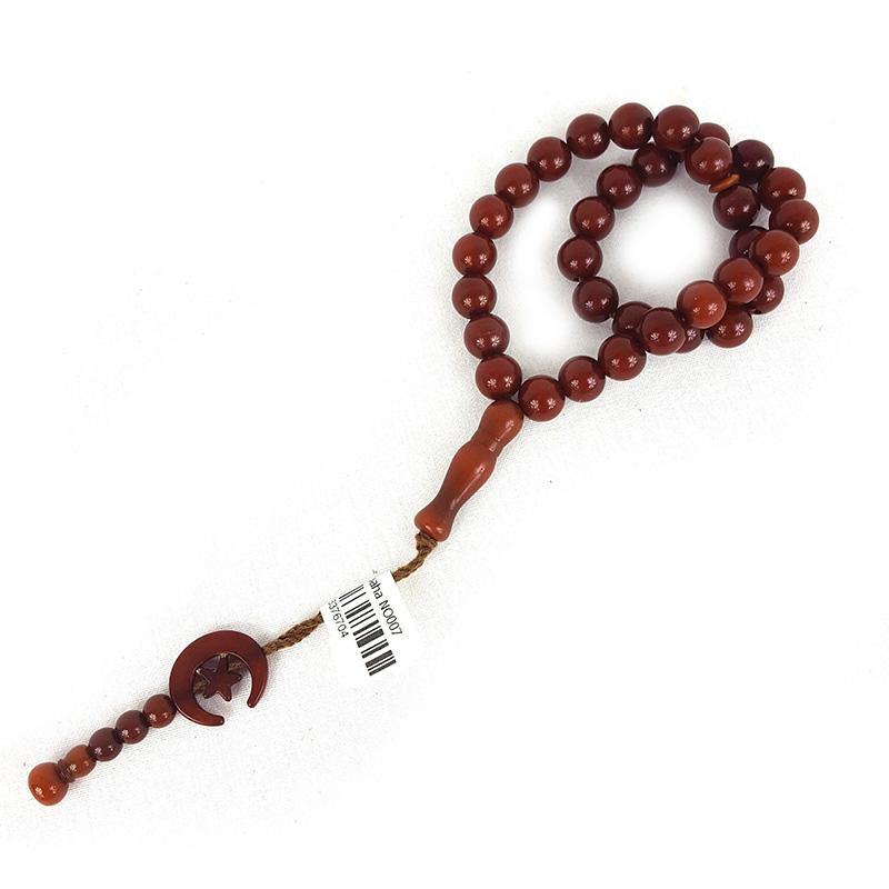 Star/Moon10mm Prayer Beads 33 Masbaha - Arabian Shopping Zone