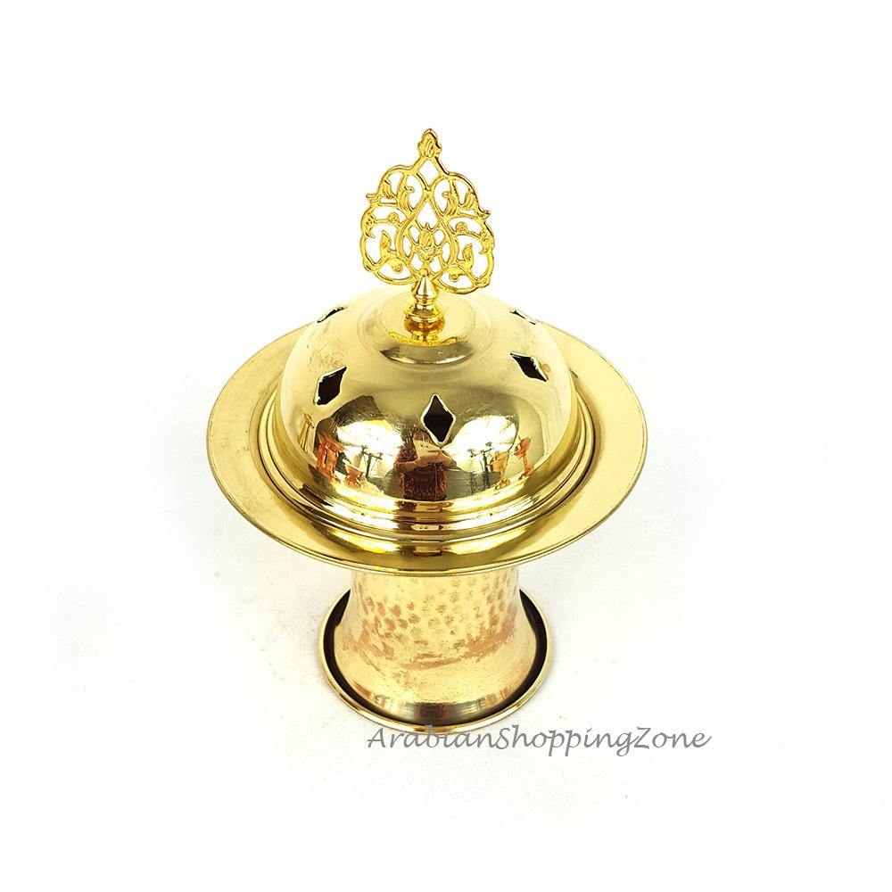 Copper Incense Burner - Dahabi - Arabian Shopping Zone