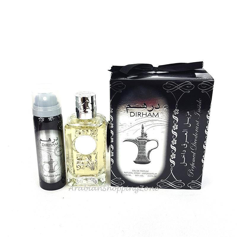 Dirham Silver Unisex 100ml EDP + Deodorant by Ard AL Zaafaran - Arabian Shopping Zone