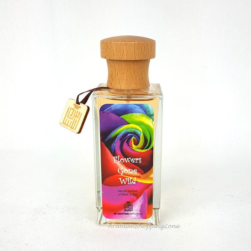 FLOWERS GONE WILD 100ml EDP by Al'Asaas Perfumes - Arabian Shopping Zone