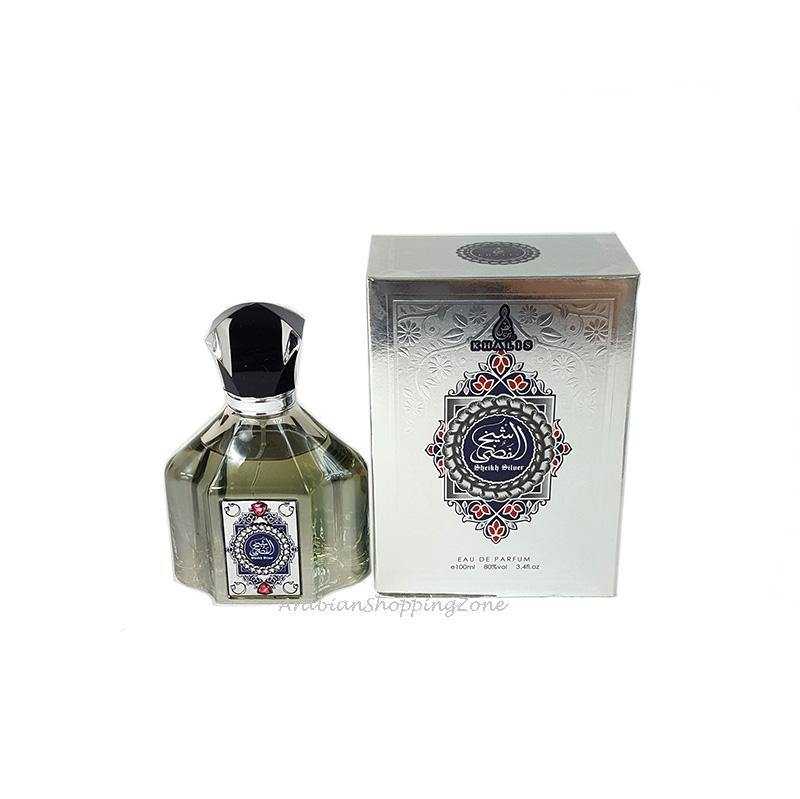 Sheikh Silver Spray Perfume For Men 100ml EDP by Khalis Perfumes - Arabian Shopping Zone