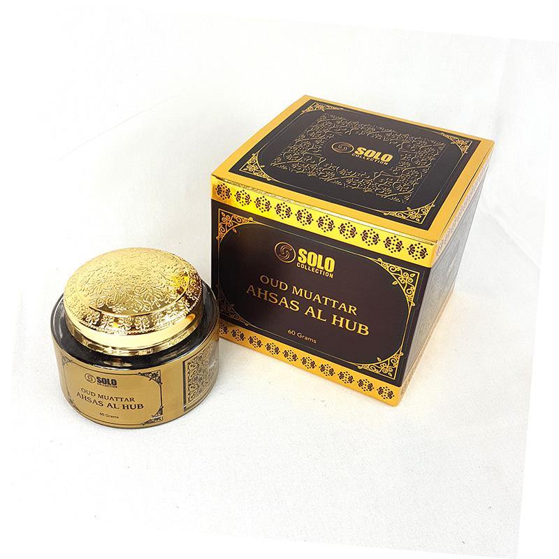 OUD MUATTAR AHSAS AL HUB 60g by Hamidi Perfumes Incense - Arabian Shopping Zone