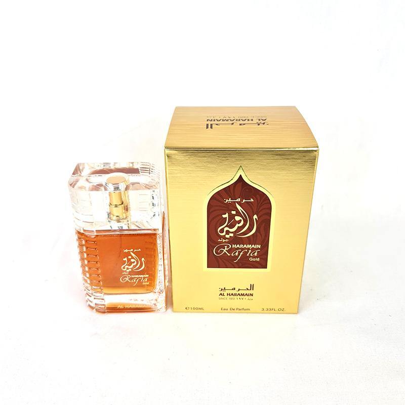 AL Haramain Rafia Gold Spray Perfume EDP 100ml - Arabian Shopping Zone