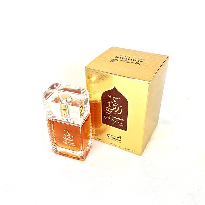 AL Haramain Rafia Gold Spray Perfume EDP 100ml - Arabian Shopping Zone