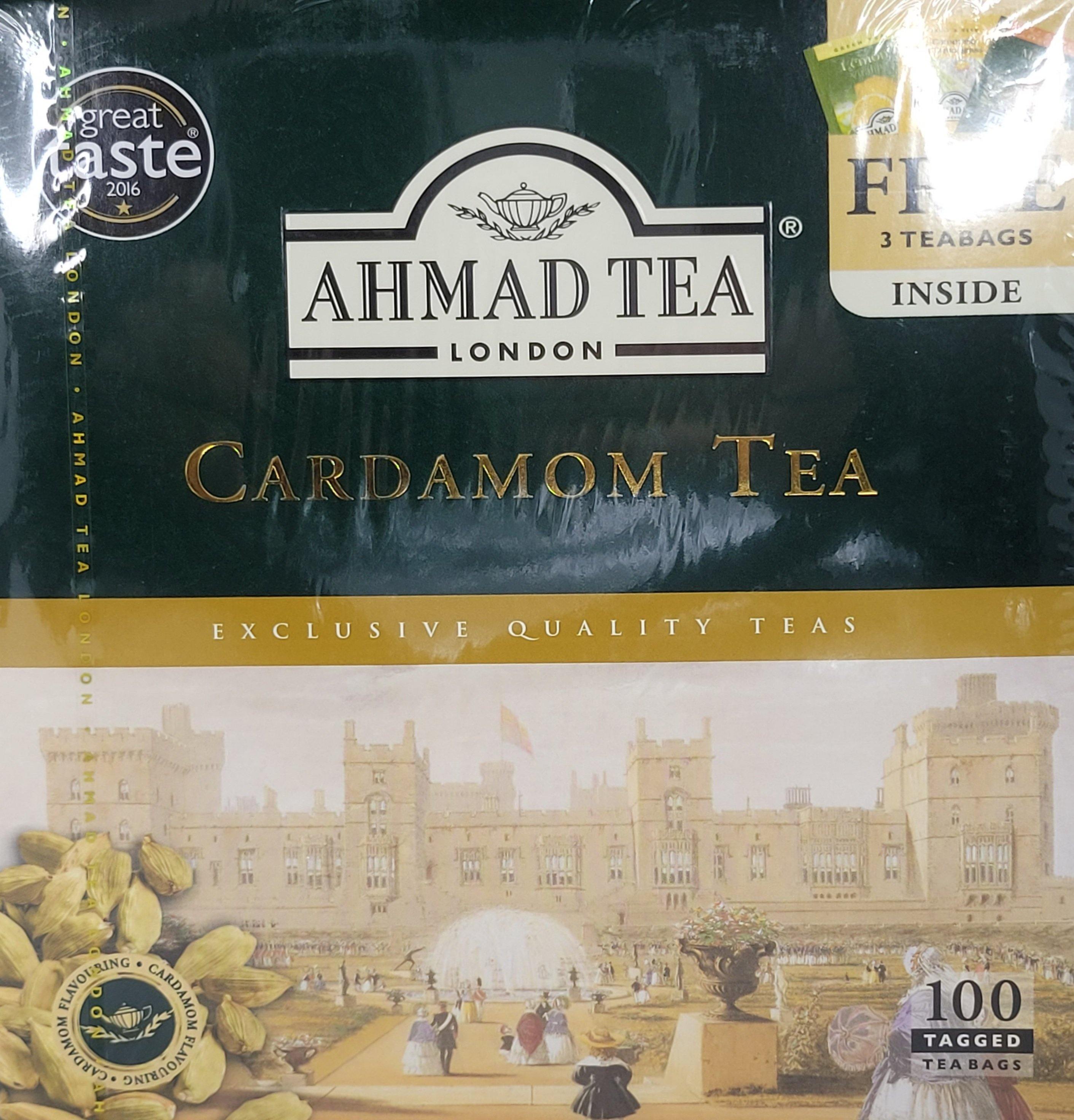 Ahmad Tea Cardamomma Tea in bag, 100 pcs - Arabian Shopping Zone