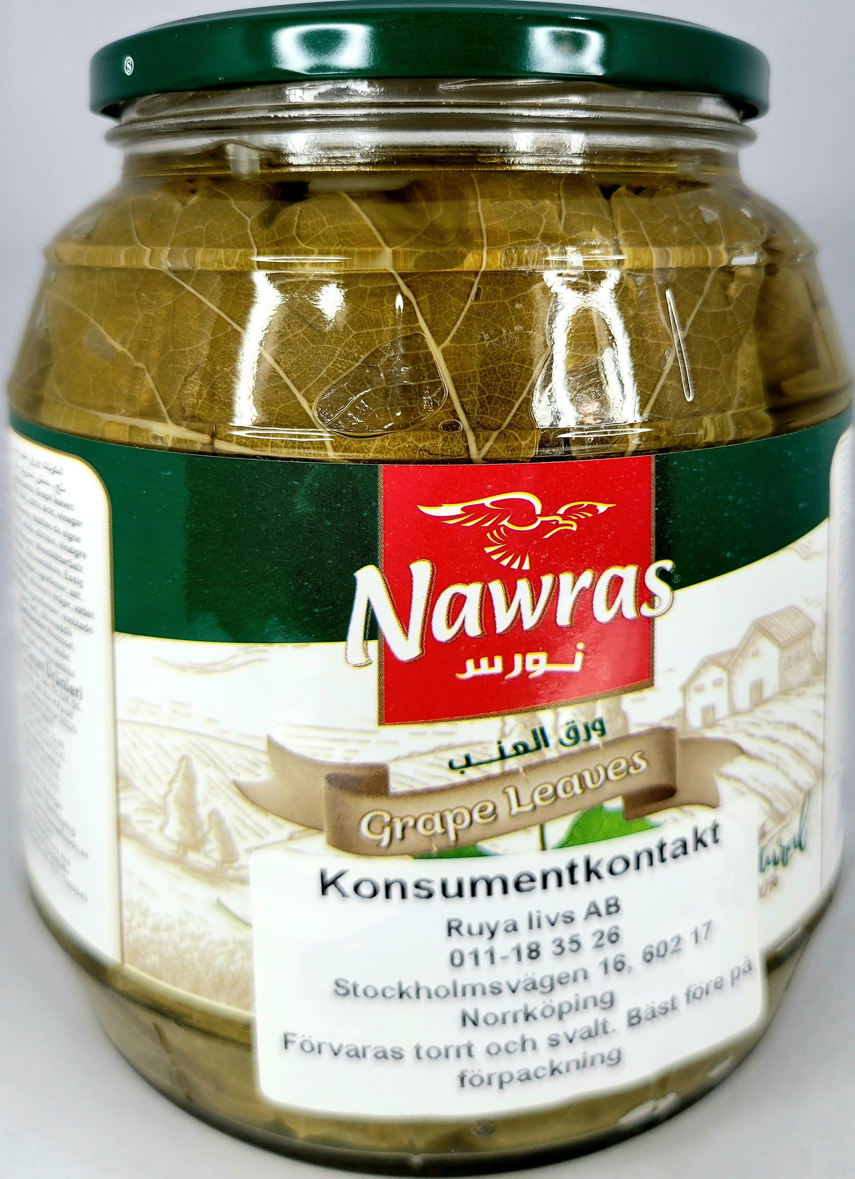 Nawras Grape Leaves 950g - Arabian Shopping Zone