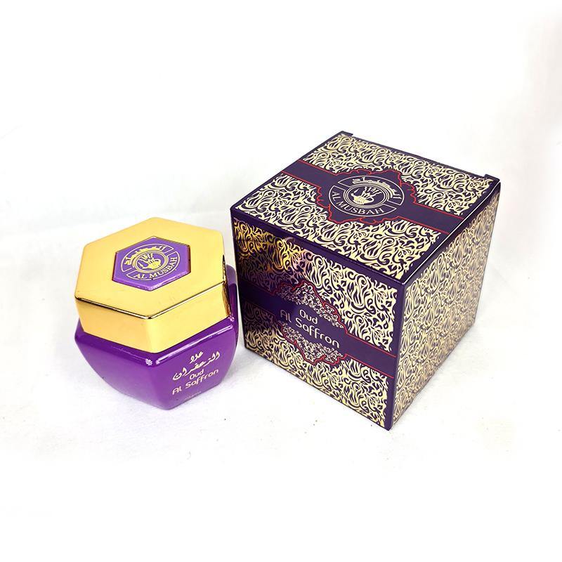 AL Musbah OUD Al Saffron Bakhour Incense - Arabian Shopping Zone