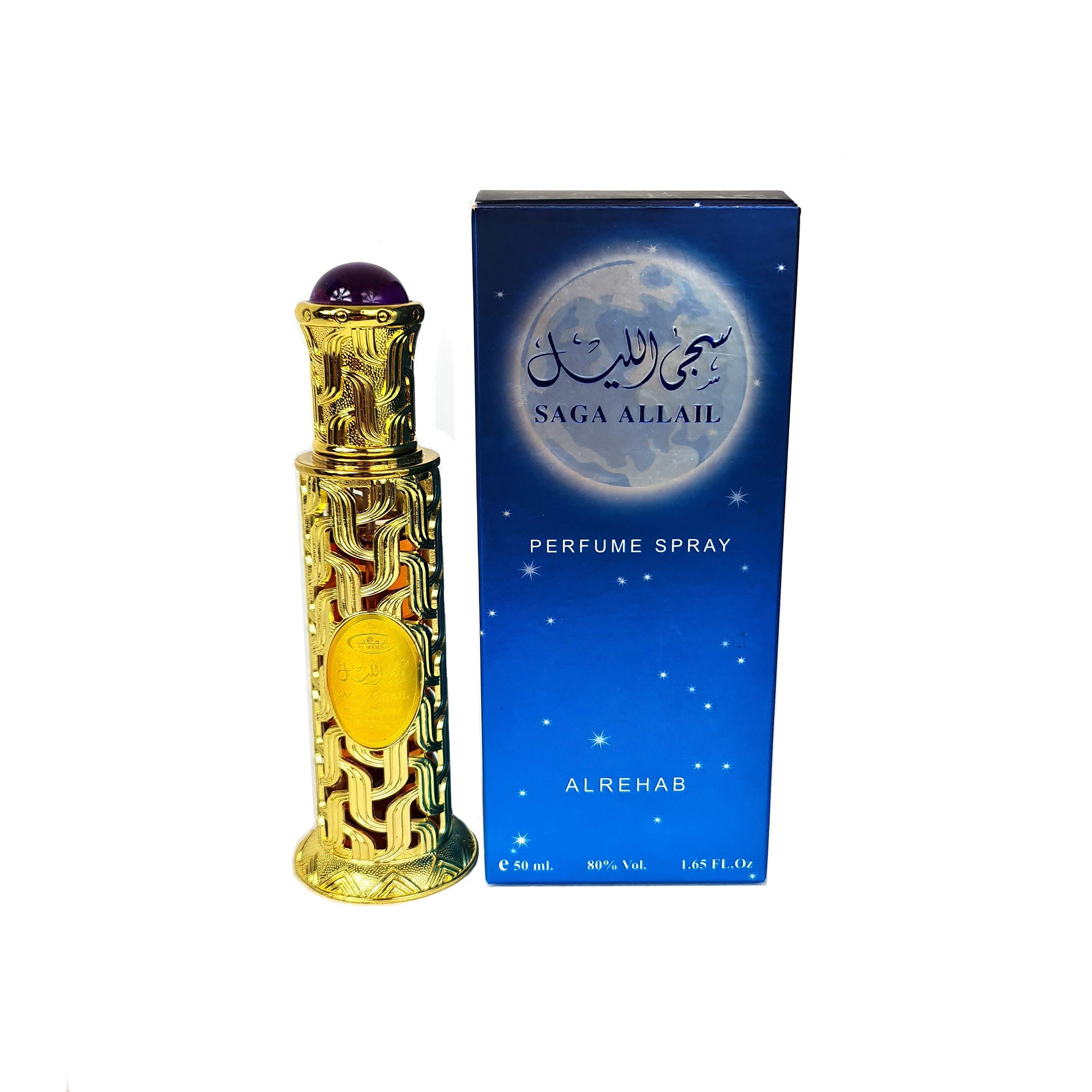 Saga AL Lail 50ml Perfume Spray by AL Rehab - Arabian Shopping Zone