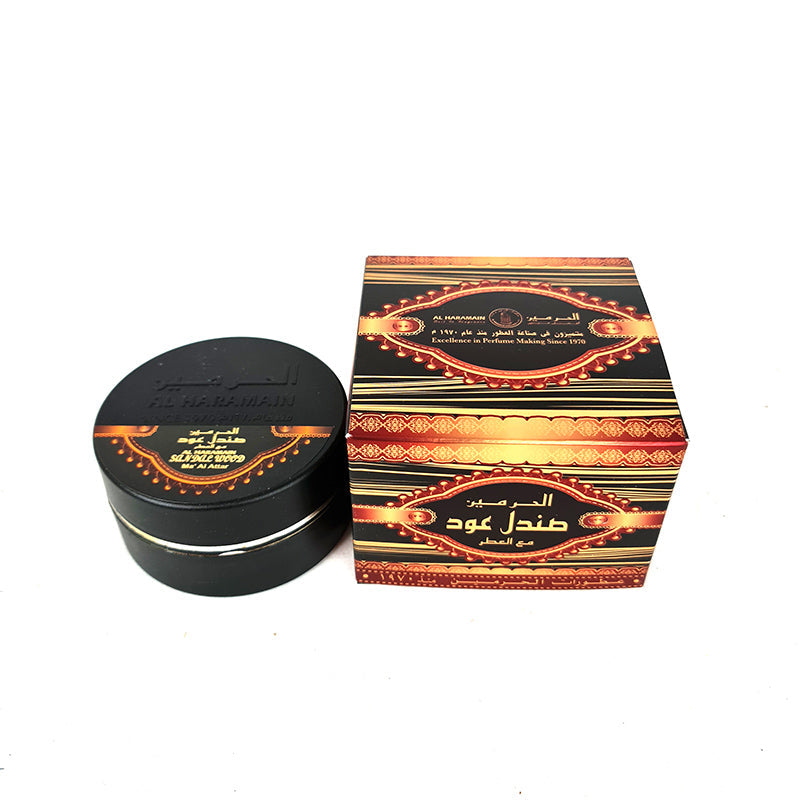 Al Haramain Encens Bakhour Bois de Santal Ma'al Attar 60g