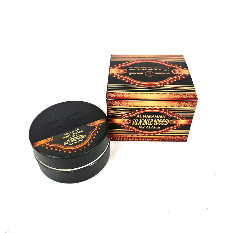 Al Haramain Encens Bakhour Bois de Santal Ma'al Attar 60g