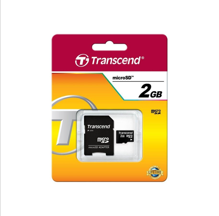 Transcend MicroSD/SD Std - 2GB