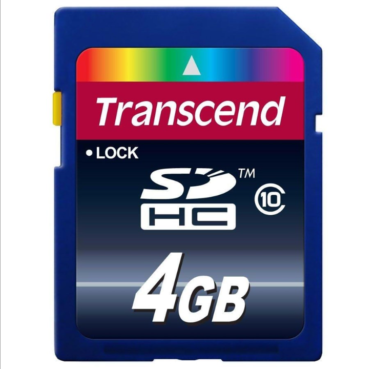 Transcend SDHC-minneskort - 4 GB