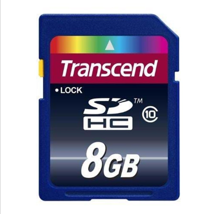 Transcend SDHC-minneskort - 8 GB - Class 10