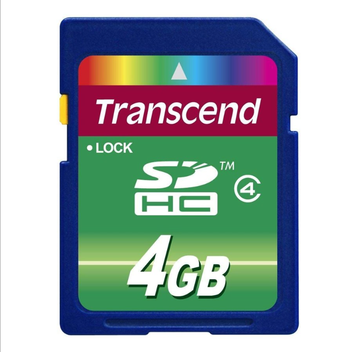 Transcend SDHC-minneskort - 4 GB