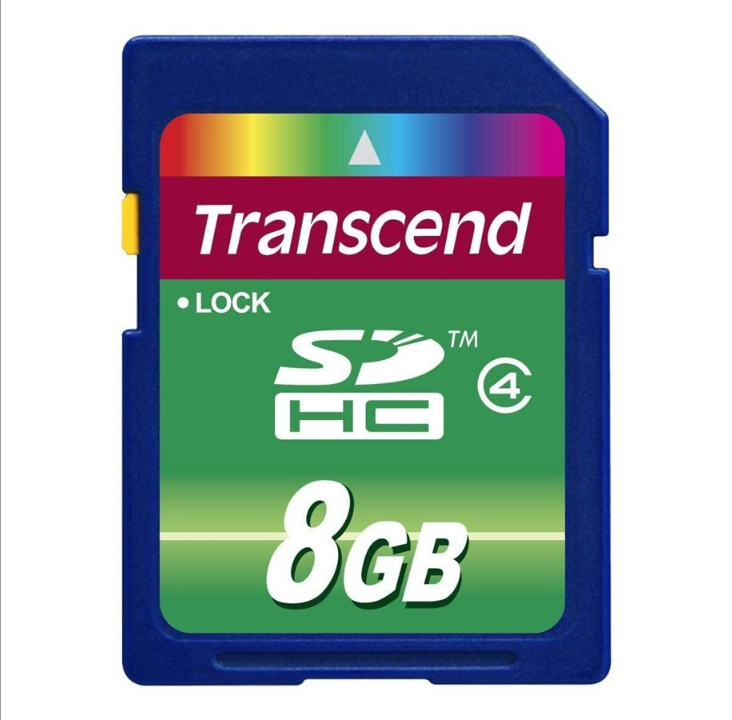 Transcend SDHC-minneskort - 8 GB