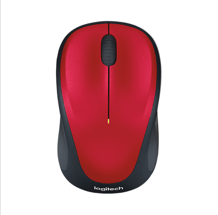 Logitech Wireless Mouse M235 - Mouse - Optic - 3 buttons - Red