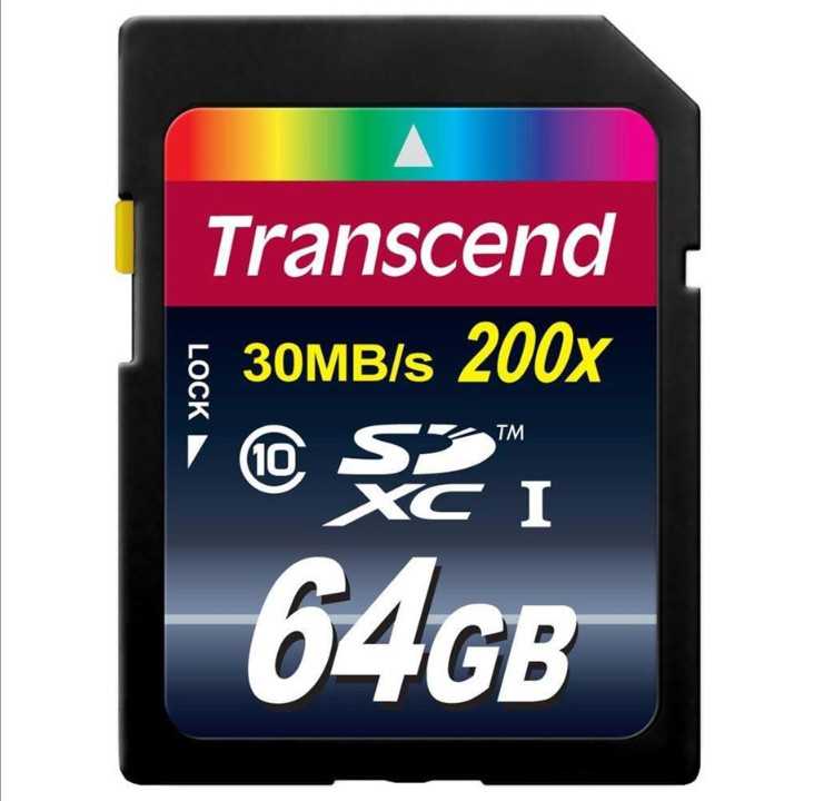 Transcend SDXC-minneskort - 64 GB