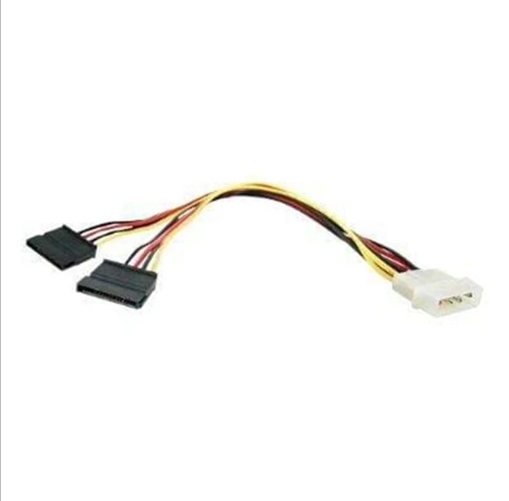 StarTech.com LP4 to 2 SATA Internal Power Splitter Cable